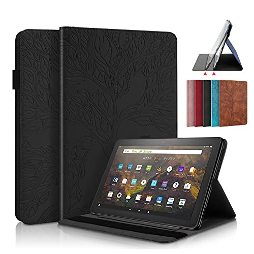 �uDoo�vFire HD 10�P�[�X Fire HD 10 Plus �P�[�X ��11���� ����PU���U�[�J�o�[(2021�N5���������f���p) [Pencil���[�\] [2�i�K�X�^���h] [�J�[�h���[]�N���V�b�N �؂̖� �G���{�X�̃f�U�C�� ���y�� ���^ 