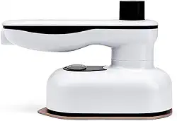 Ferro de Passar Port�til para Viagem, Mini Vapor, Bivolt 110V/220V, Compacto, Base Met�lica Antiaderente (branco)