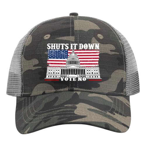 Vote No and Shuts It Downs Cap Happy Dad Hat AllBlack Hiking Hat Gifts for Son Cycling Cap