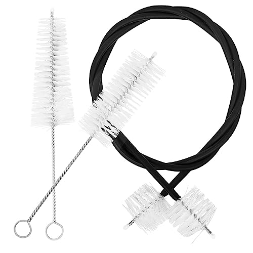 SUPVOX Complete Trumpet Cleaning Set 3 in 1 Kit Metal Brush Valve Casing Brush for Trumpet Maintenance