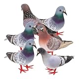 Opciones coloridas: estas aves decorativas adornan tus espacios interiores o exteriores, aves artificiales, estatuas de aves artesanales, adornos