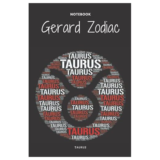 Gerard Zodiac Notebook: Wide Ruled Lined Paper zodiac Notebook,Gerard gift notebook,Gerard taurus notebook, personality may zodiac, Gerard taurus zodiac, 21 april zodiac. (other names available)