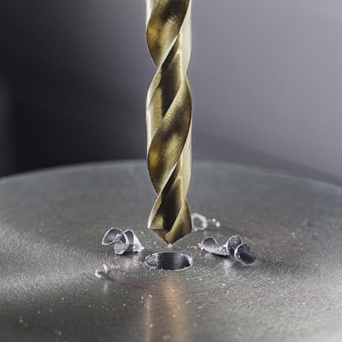 QUARKZMAN 10 Stück Metallbohrer 1,8 mm M35 HSS Cobalt Spiralbohrer Werkzeug für Edelstahl, Kupfer, Holz, Kunststoff und andere harte Materialien