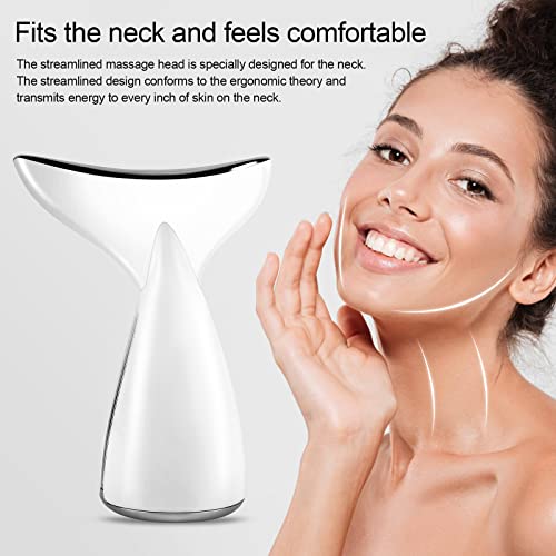 Commodery Microglow Handset, Red Light Therapy For Face, Face Lift Device, Skin Beauty Device For Face And Neck, 3 In 1 Portable Electric Face Massager(White) Aidmtong #TOP6