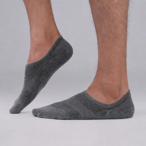 Image of WANDER No Show Socks Mens 7 /8 Pair Cotton Thin Non Slip Low Cut Men Invisible Sock 6-8 /9-11 /12-14