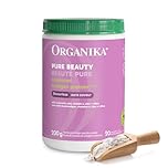 Organika Canadian-Made Enhanced Collagen Pure Beauty - Combination of Collagen, Hyaluronic Acid, Vitamin C, Zinc, and Silica- 200g