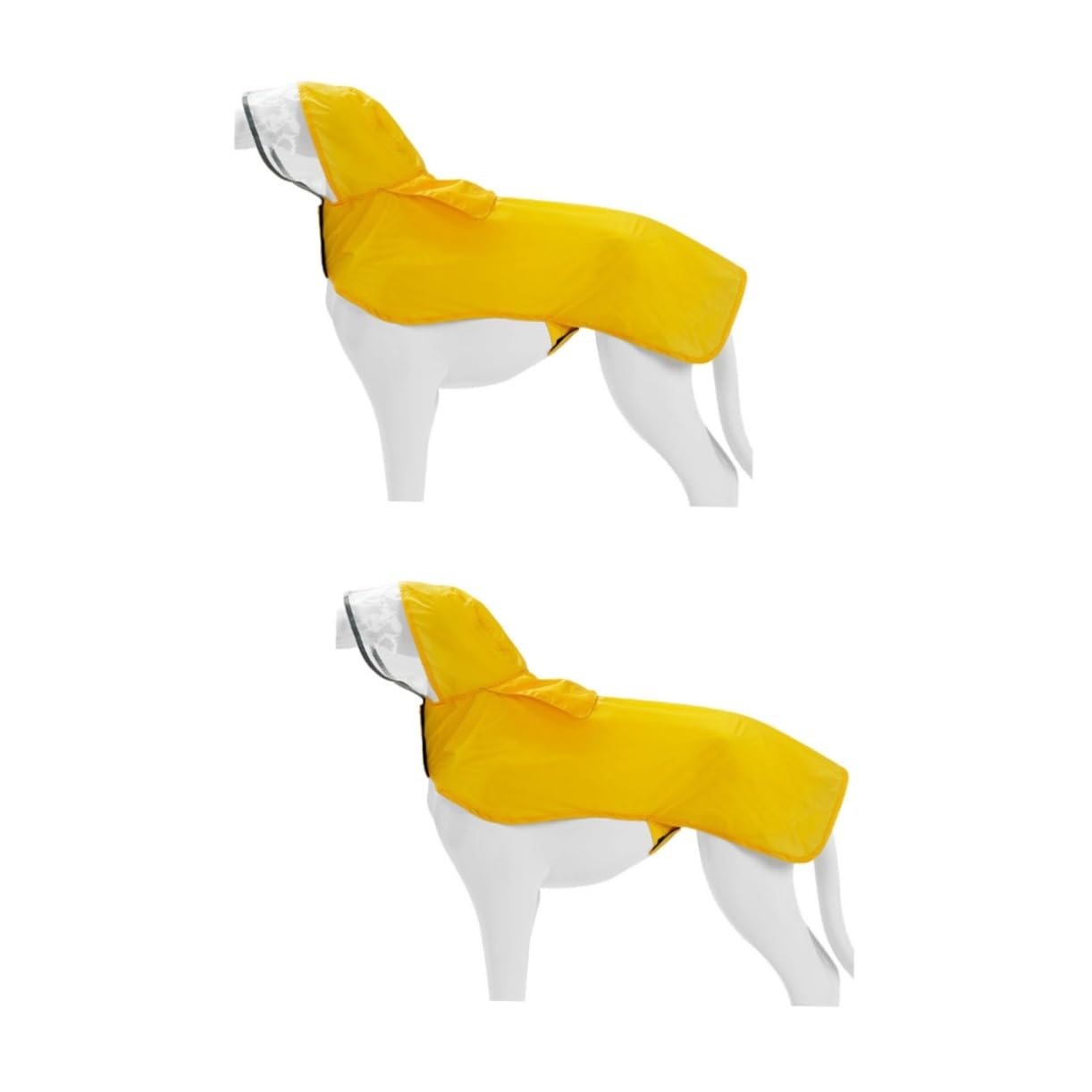 Manteaux de Pluie imperméables pour Chien, imperméable pour Chien, 2 pièces, Gilet réfléchissant à Capuche pour Chien, Gilets réfléchissants, Manteaux de Pluie