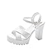 Meilleure Vente!Sandales Dames Women Fish Mouth Platform High Heels Vindge Sandals Buckle Slope Sandals by LuckyGirls