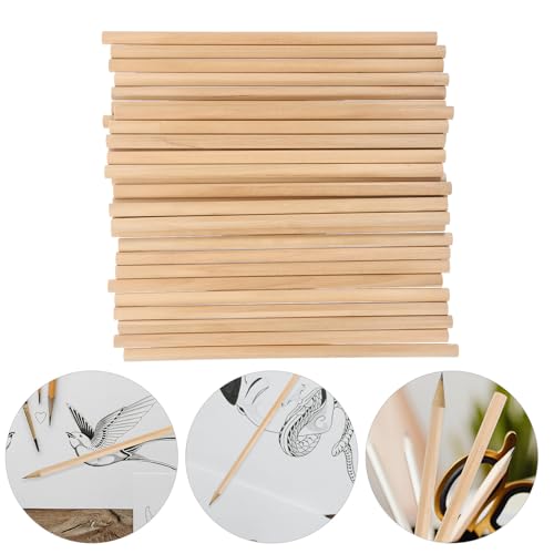 NOLITOY 30 lápices de madera HB para dibujo y escritura miniatura 5