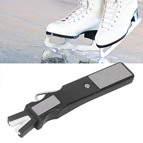Amolador de lâmina para patins de gelo, pedra esmery, afiador de lâmina de patins de gelo durável e
