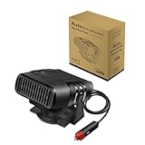 🚘【Fonction 4 en 1】Changez instantanément entre les modes flux d'air frais et chaud. Ce chauffage de voiture dégivre et désembue également, éliminant rapidement la glace, le givre et la buée des vitres. En été, il se transforme en ventilateur froid pour réduire la température intérieure. Fournit une chaleur continue par temps froid, économisant temps et efforts.