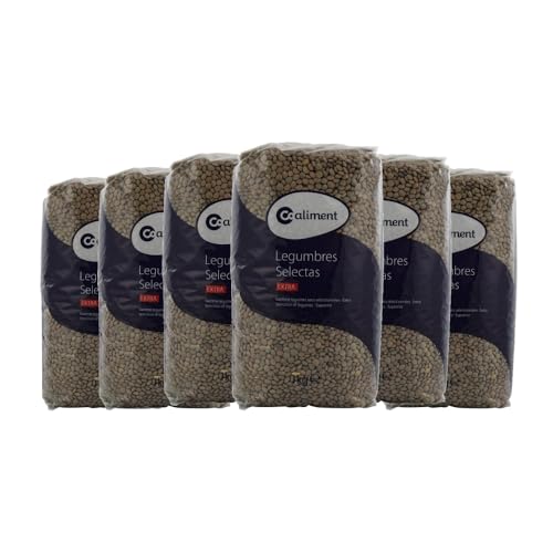 Lenteja pardina Coaliment 1 kg x 6 paquetes. Total de 6 kg