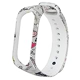  Pulsera Xiaomi Mi Band 3 Correas, Modaworld Moda Pulsera de muñeca de Repuesto de Silicona Suave Banda de reemplazo Correas para Xiao Mi Band 3 (G)