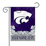 Rico Industries NCAA Kansas State Wildcats - KSU Personalized Garden Flag