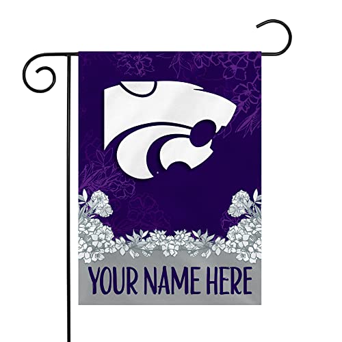 Rico Industries NCAA Kansas State Wildcats - KSU Personalized Garden Flag