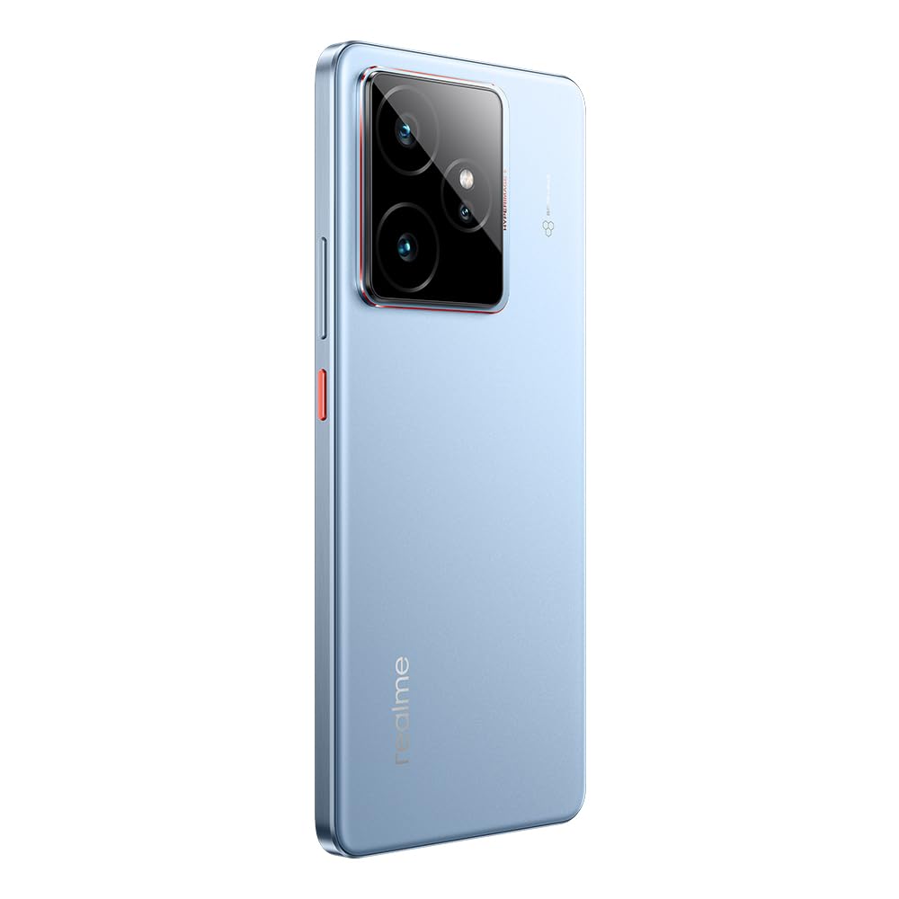realme GT7 Smartphone 12+512 Go, Processeur Dimensity 9400e, Batterie Titan 7000 mAh, Charge Ultra-Rapide 120W, écran e-Sport 6000 nits 8T LTPO, taux de Toucher 2600 Hz, IP69, Bleu