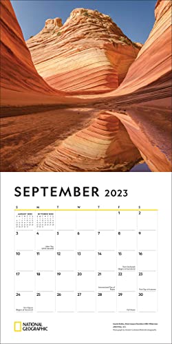 National Geographic: American Landscapes 2023 Wall Calendar #TOP3