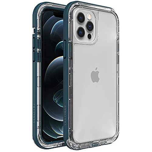 LifeProof NEXT SERIES Case for iPhone 12 & iPhone 12 Pro - CLEAR LAKE (CLEAR/CORSAIR)