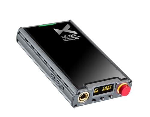 xDuoo XD05 PLUS2 Portable DAC Headphone Amp - 1200mw Out Power Bluetooth 5.1 USB Support UAC1.0/2.0 PCM384KHZ/DSD256/MQA with EQ Adjustment
