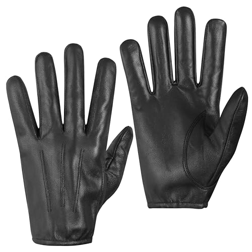 Image of M&H Since 1978 Driving Gloves for Men - Mens Leather Car Gloves