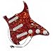 Pickguard White Pickups Dual Hot Rails Humbucker Pickups Versatility Pre-Wired Pickguard For Guitars guitar pickguard pickup