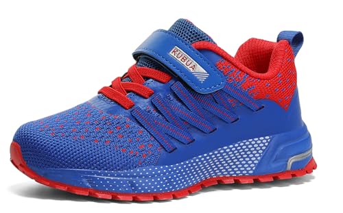 Image of KUBUA Kids Sneakers Lightweight Boys Girls Tennis Shoes | Breathable, Comfortable, Non Slip, Easy to Put On, Running, Walking, Gym, School, Daily Play, Toddler