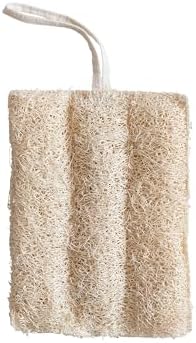 Amazon.com: Creative Co-Op Bathroom Loofah with Cotton Hanger, Natural ...