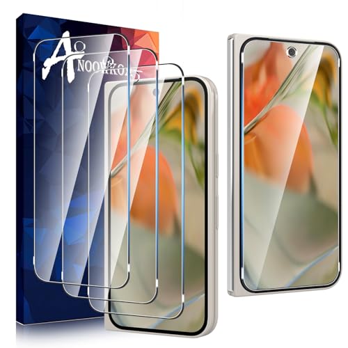 Anoowkoa 3 Pack Designed for Google pixel 10 Pro Fold/Google pixel 9 Pro Fold Screen Protector Tempered glass film.Anti-Breakage.Anti-Scratch no Bubbles 9H hardness. Easy Installation