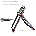 NIZUUONE Wheel Truing Stand, High Carbon Steel Thickened Foldable Rim Truing Repair Stand with Anti Slip Base for Maintenance Tool