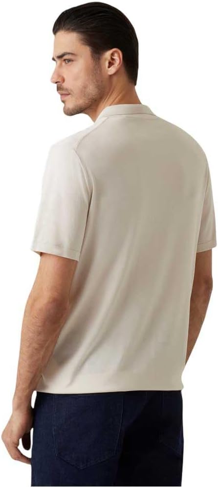 Guess Men's Dane Tech Short Sleeve Polo Sweater