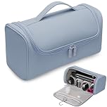 Linpr Travel Storage Bag for Dyson Hair Dryer, Travel Case with Hook, Curler and Accessories Organizer, Large-Capacity Case Holder, Portable Carrying Case, Storage Organizer Bag for Women (Blue)
