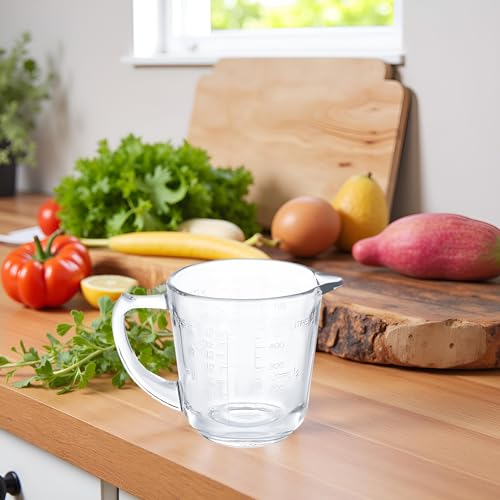 Vaso medidor de vidrio para zurdos 2 cups miniatura 7