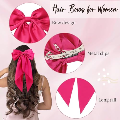 Moños grandes para pelo para mujer 10 piezas miniatura 4