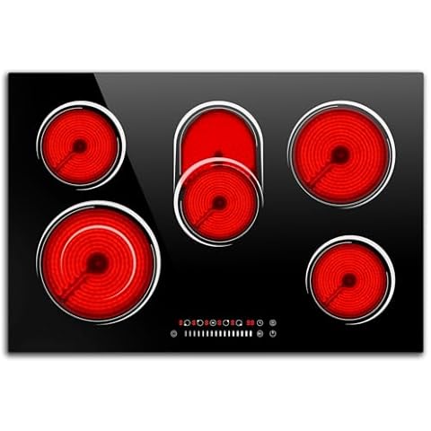 Nefaracy 30 Inch Electric Cooktop Cover