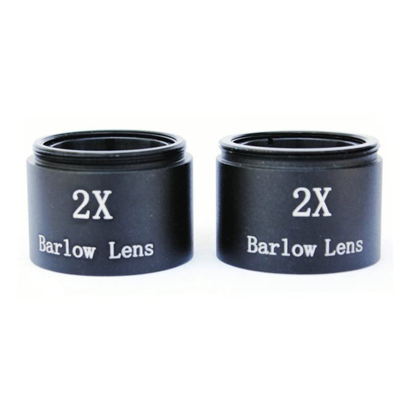 Extensor de ocular 2X para telescopio de 1,25 pulgadas con rosca gruesa estable 2