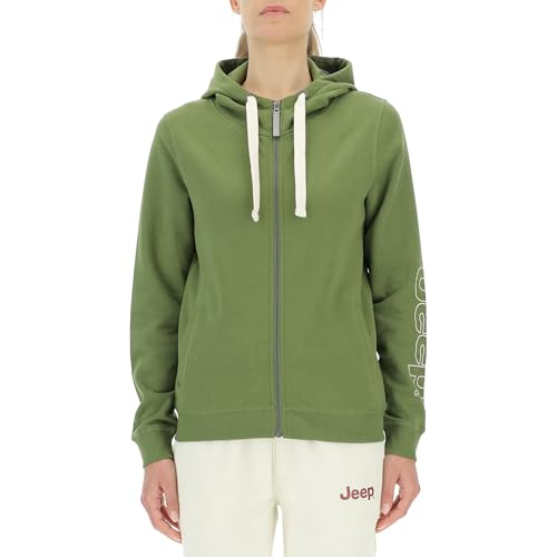 Sweatshirt Femme J23w Jeep J Veste Capuche Zippée avec Poches