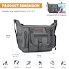 HUNTVP Messenger Bag Tactical Cross Body Bag Men Military Shoulder Bags Laptop Pack for Men Women Work Travelling Camping Hiking Outdoor (Grey) #1