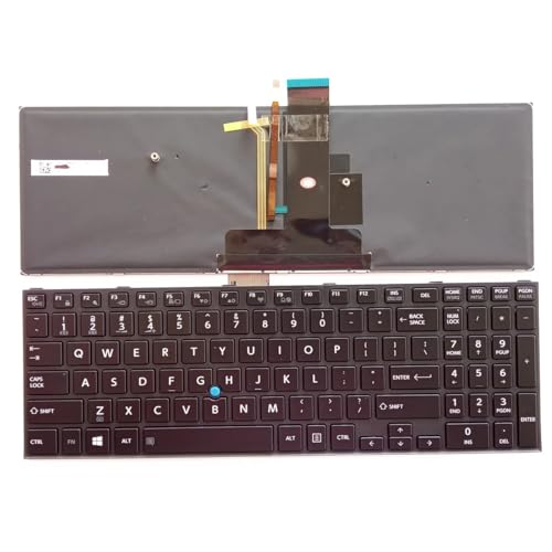 Clavier américain pour Toshiba Tecra A50-C et Z50-C pièce de rechange rétroéclairée