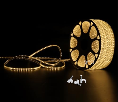 Image of DOJI 2835 Strip Lights for Home Decoration | 120 led per Meter led Strip Light | Rope Lights for Ceiling | Decoration Lights for Diwali, Christmas, Home, False Ceiling (Warmwhite, 30 Meter)