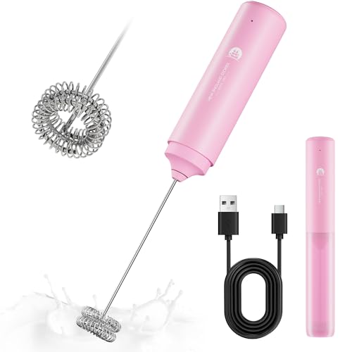 Rechargeable Dual Spring Whisk Frother