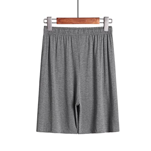 Jinda Men's 2 Piece Pajama Set Short Sleeve Pajamas Summer Lightweight Soft Family Modal Spandex V Neck Pjs3