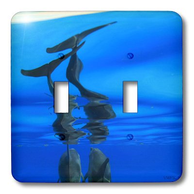 Interrupteur à baïonnette dauphins Bahamas décoration murale mer LSP_46240_2