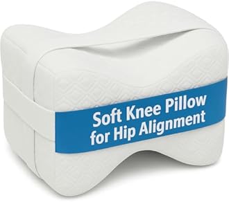 Aeris Soft Knee Pillow for Hip Alignment – 100% Memory Foam