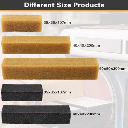 Sruhrak Skateboard-Griptape-Reiniger 35X35X107MM für die Reinigung von Skateboard &Schleifbänder & Schleifscheiben Skateboard| Schleifband Reinigungsblock