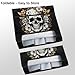 cfpolar Kitchen Aid Mixer Cover Compatible with 6-8 Quarts Vintage Flower Skull Stand Mixer Cover Kitchen Aid Mixers Accessories Appliance Organizer Bag Dust Covers with Zipper Pocket