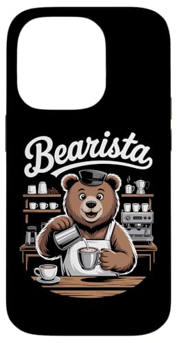 Bearista Bear Funny Coffee �X�}�z�P�[�X iPhone 14 Pro �p