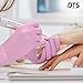 DTS PROTECT Nitrile Gloves - Disposable Gloves Box of 100 - Pink Gloves - Free from Latex Gloves - PPE Gloves, Sterile Gloves, Medical Gloves and Surgical Gloves (Large)