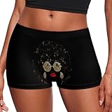 Disco Ball Fashion Woman Fashion Women's Boxer Briefs Breathable Underpants Trunks Stretch Underwear