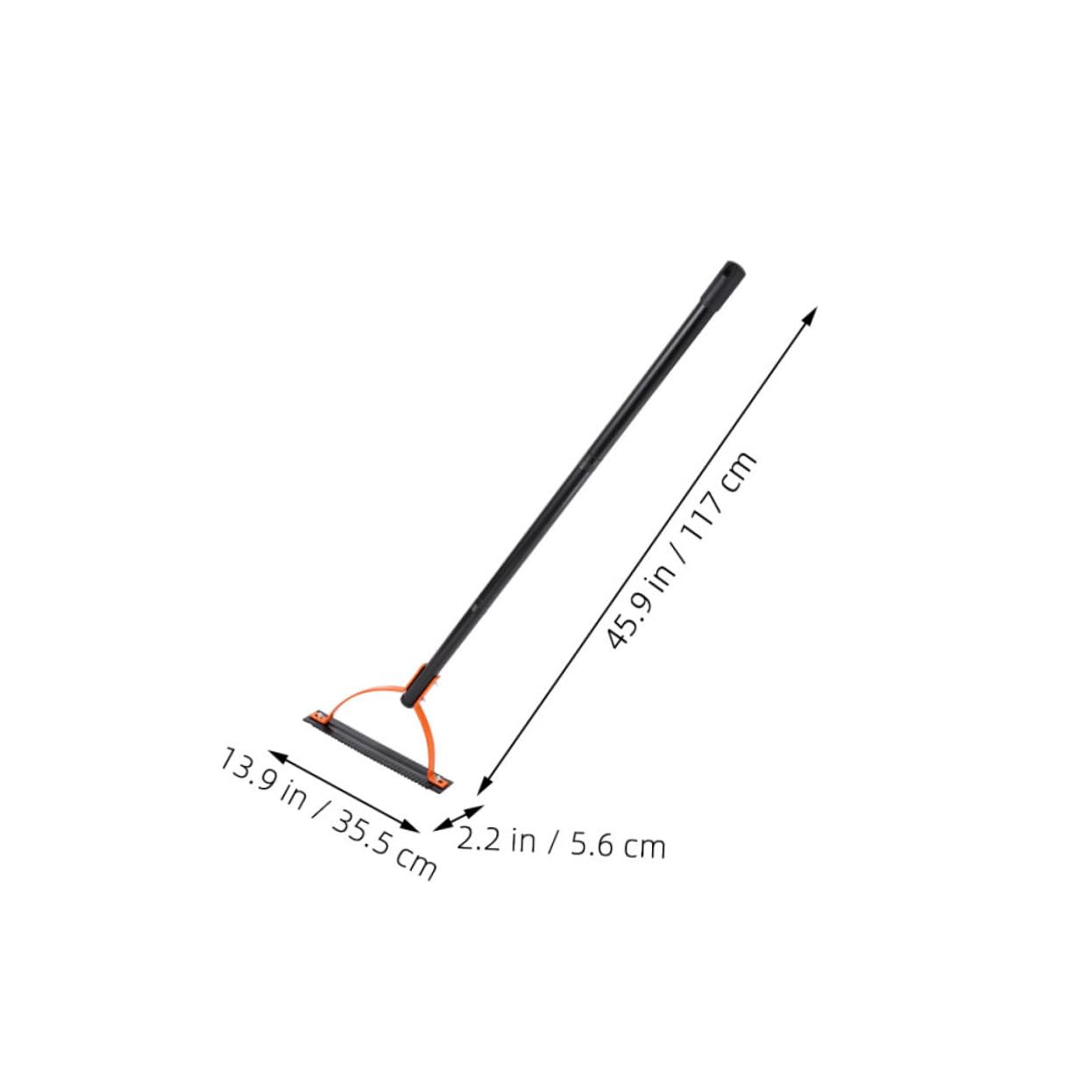 BESPORTBLE Grass Metal Grass Cutter Manual Trimmer Serrated Blades Comfortable Long Handle Easy Assembly Garden Accessory