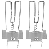 SUPVOX Clip per Banconote in Metallo 2 Pezzi per Cassetto Contanti Fermasoldi per Registratore di Cassa Accessorio Portatile per Negozi e Piccole Imprese